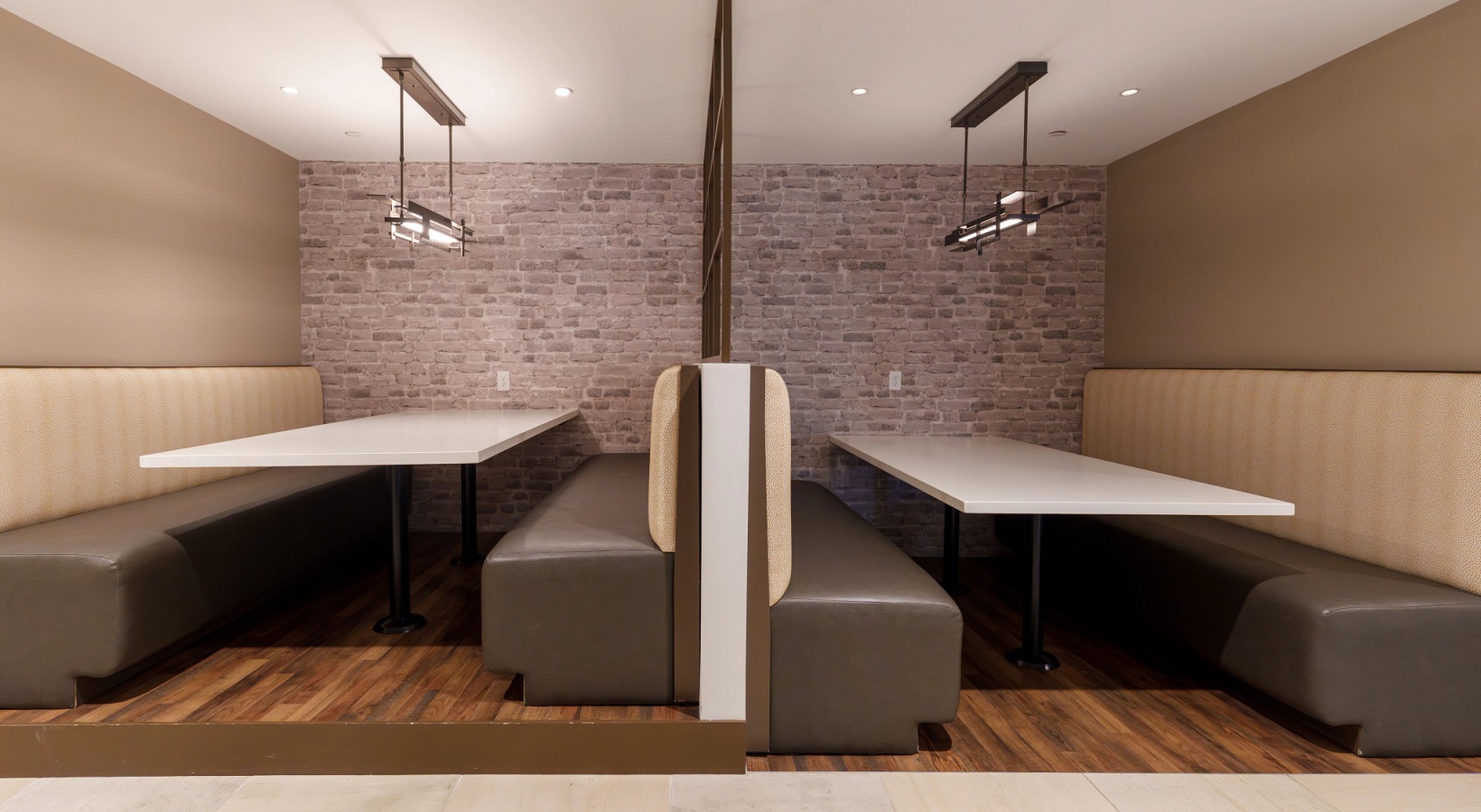 Remote work private booths Private booths with tables for remote work